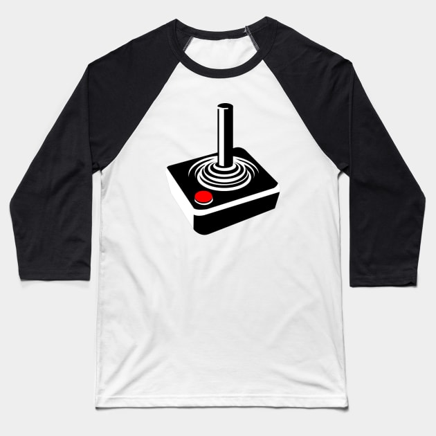 Old School Game Controller Baseball T-Shirt by BobbyG